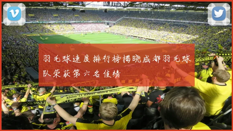 羽毛球速度排行榜揭晓成都羽毛球队荣获第六名佳绩